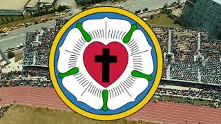 Luther Rose formation at the ELCPNG 33 Synod, hosted by ELCPNG Papua District, 9 January 2022