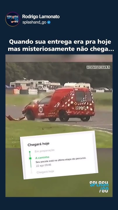 Sua encomenda já saiu para a entrega. #racing #crash #motorsport #automobilismo