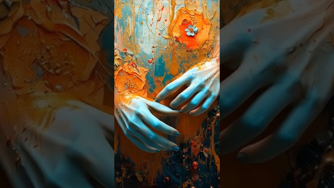 What happens when worlds collide? 🎶 #fusion #art #shorts