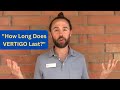 Vertigo Duration: How Long Does It Last? 🤔