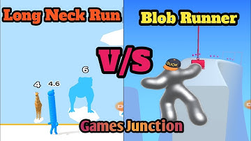 🦒Long Neck Run🆚Blob Runner Android, #gaming #blobrunner #longneckrun #mobile gaming @Arga231
