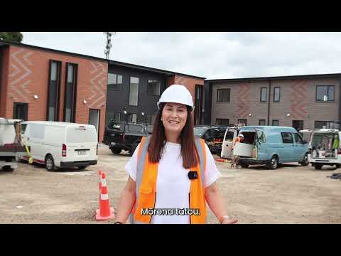 The project team talk through the final steps in construction - March 2025