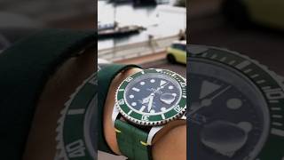 Stylegreen Jungle Alligator Leather Strap For Rolex Submariner Timepieces