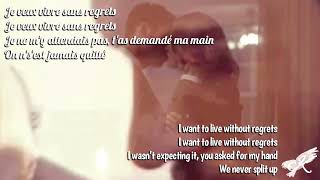 Sans Regrets - Lyrics (Engsub) Resimi