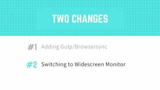 Thailight Code Along Video 3 Browsersync New Video Setup
