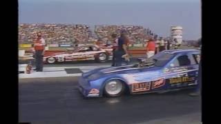 Drag Racing 1983 NHRA US Nationals FUNNY CAR Semi Final Eliminations
