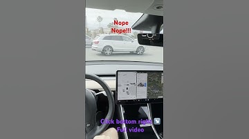 Tesla FSD Clip: I don’t know how FSD could handle this situation #shorts #teslafsd