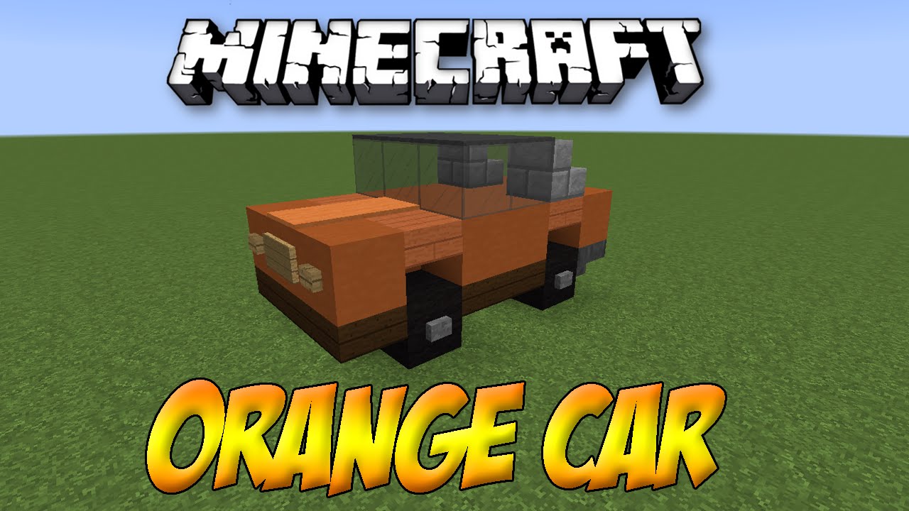 Minecraft: Simple Car Tutorial - YouTube