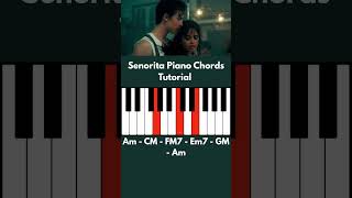 Senorita Easy Piano Chords Tutorial | Shawn Mendes | Camila Cabello | Senorita Chords
