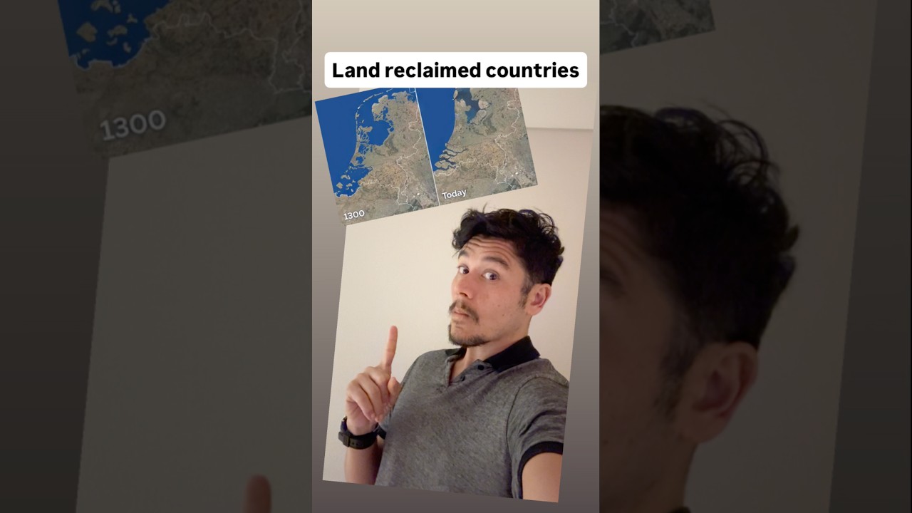 Countries that have reclaimed the most land