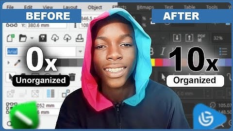 How to ORGANIZE your WORKSPACE in Coreldraw    | Switch Corel Theme from LIGHT to DARK mode.