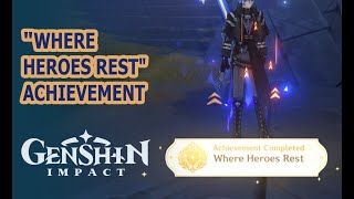 Where Heroes Rest Genshin Impact Achievement