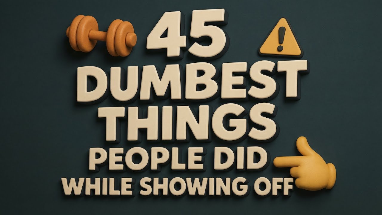 45 Dumbest Things People Did While Showing Off