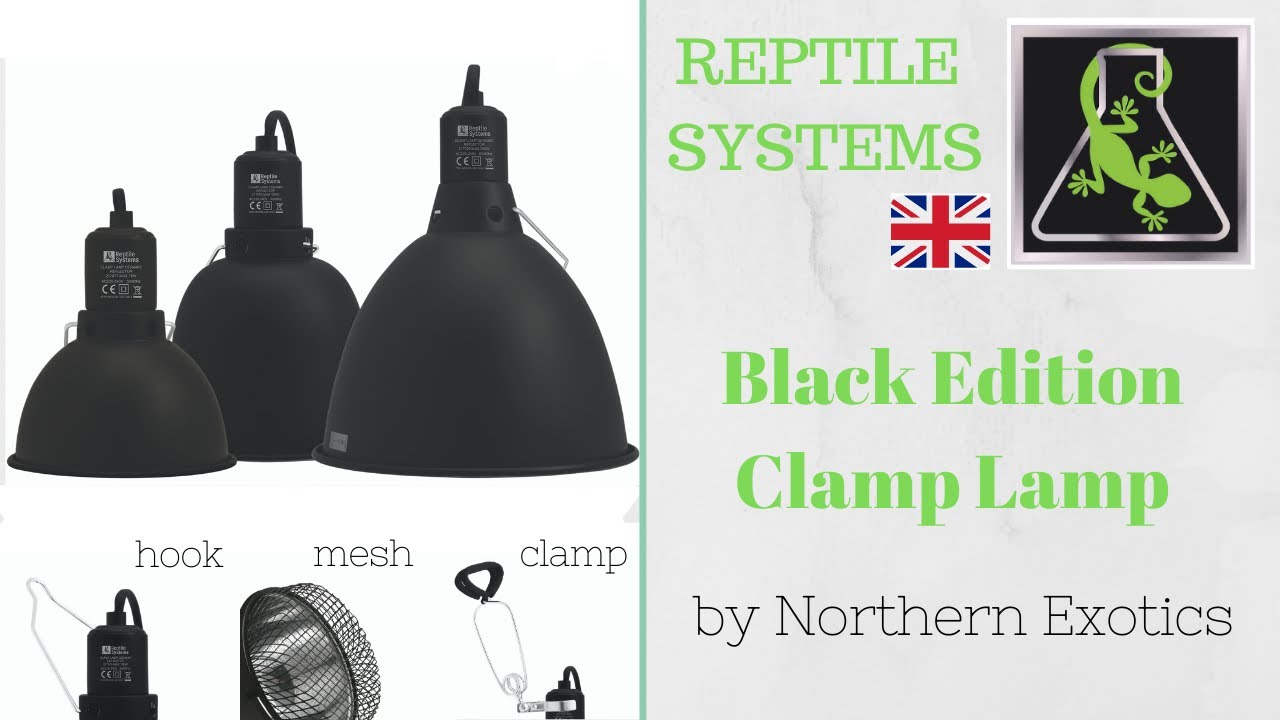 Porte Lampe noir mat Black edition - Reptile Systems