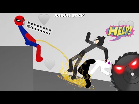 Best Falls | Stickman Dismounting compilation of funny moments #radialstick