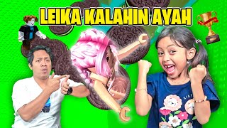 LEIKA KERJAIN AYAH MAIN TOWER COKLAT 🗼🍫 LEIKA EJEK AYAH JATUH MELULU [ROBLOX INDONESIA]