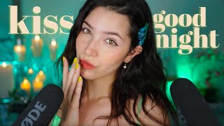 4K ASMR: Kisses Goodnight for you (with hand movements)