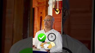 आयुर्वेद में भोजन करने का सही समय और नियम क्या है? #DrTanmayGoswami #ayurvedadoctor  #food #quantity