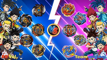 Beyblade Burst DB 【 Random Booster Vol 28 VS Team original 】 Relay battle ベイブレードバーストDB 베이블레이드 버스트 DB