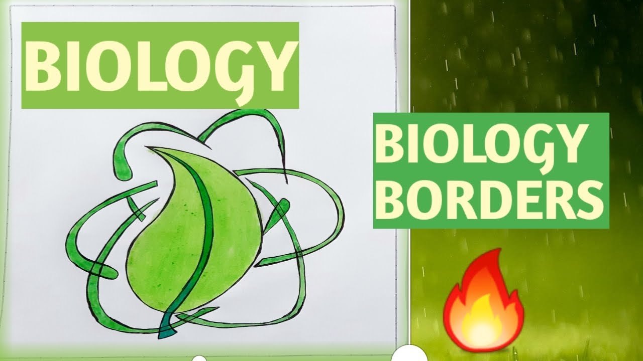 Biology Project Designs Border Design on paper Biology Border