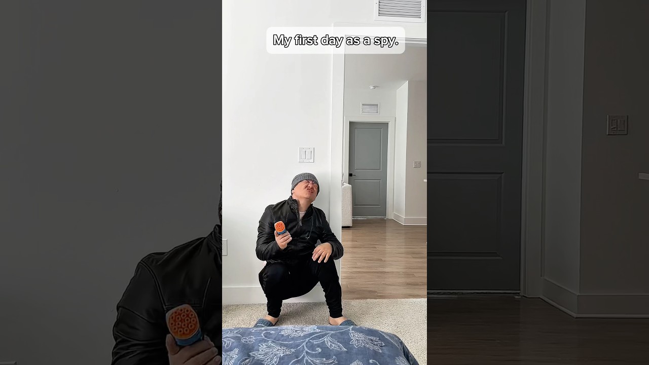 My first day as a spy 🤣😎 LeoNata family 