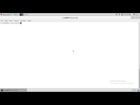 Write a script