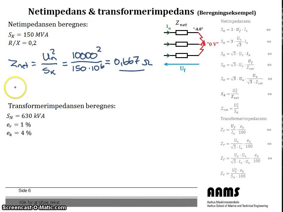 Kortslutningsberegninger (2/4)