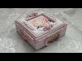 Decoupage Tutorial For Beginners - How To Decoupage On Wood - Vintage Decoupage Box