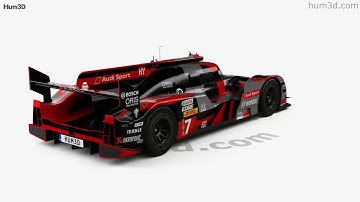 Audi R18 e-tron Quattro 2016 3D model by 3DModels.org