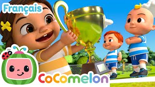 Jouons au foot | CoComelon en Français | Chansons pour bébés