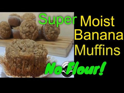 Flourless Banana Muffins