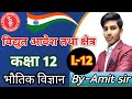 गॉस के नियम का अनुप्रयोग/Application of Gauss's law class 12th physics by Amit sir