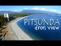 Pitsunda Abkhazia. Dron view