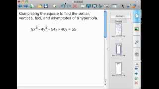 Completing the Square to Graph Hyperbola