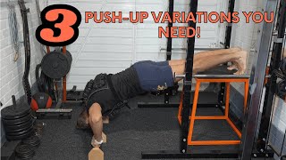 3 Push-Up variations You Need !