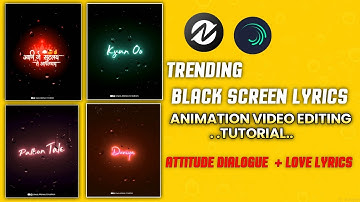 Lyrics video editing alight motion|Node video editing Water drop effect Animation editing2021