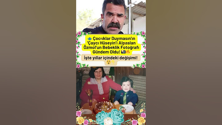 ÇOCUKLAR DUYMASIN’IN ÇAYCI HÜSEYİN’İ ALPASLAN ÖZMOL’UN BEBEKLİK FOTOĞRAFI ORTALIĞI SALLADI!