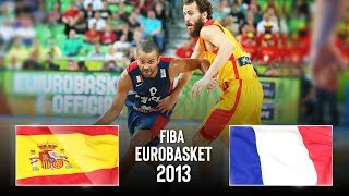 Spain 🇪🇸 v France 🇫🇷 - Classic Full Games | FIBA EuroBasket 2013
