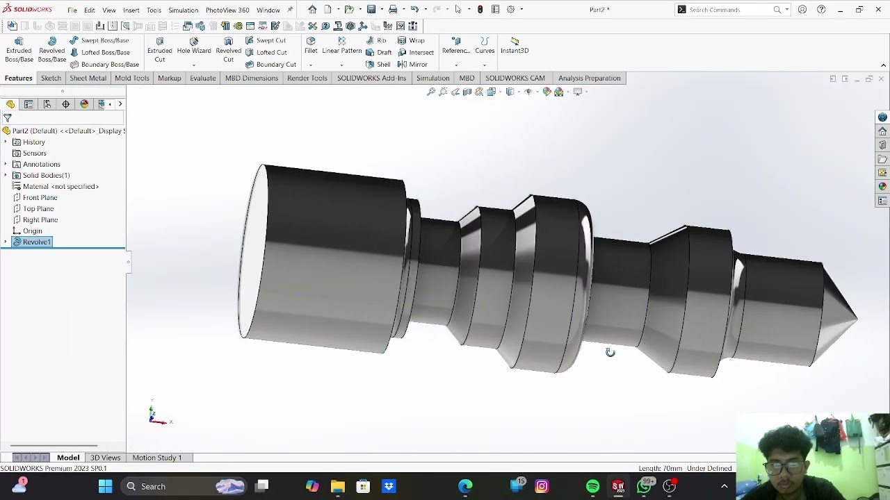 Tugas Pasca Briefing Praktikum CNC TU 2A - Kumara Arif Muhsin - 21050124120039