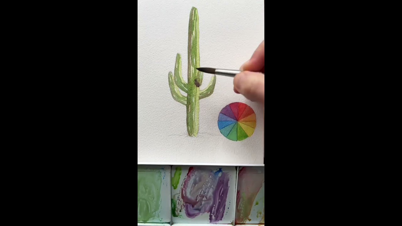 How I Use The Color Wheel Art Watercolor Arttutorial Watercolortutorial