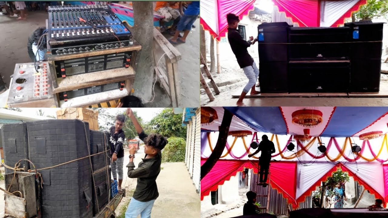 হিন্দু বিয়ের প্রগরাম Weddin Dj Setup গ্রামের হিন্দু বিয়ের ভিডিও New Village Dj Vlog Video
