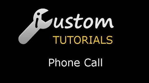 iCustom #3 : Create an iPhone photo shortcut to make a phone call (no jailbreak)