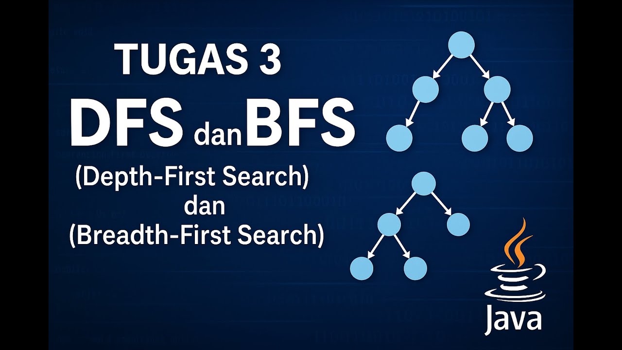 Tugas3 Struktur Data UT || DFS & BFS - Java || Muhim 050598741 - YouTube