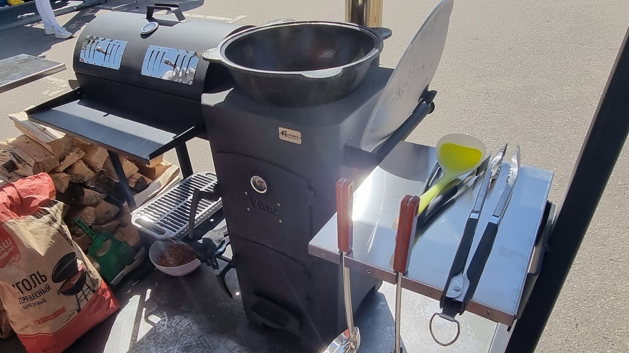 🍡 Мангал Vitto обновился: модификация + смокер. Обзор с Грильфеста 2024