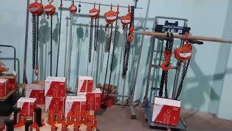 Pa lăng xích kéo tay TOYO: 1 tấn 2 tấn; giao hàng toàn quốc