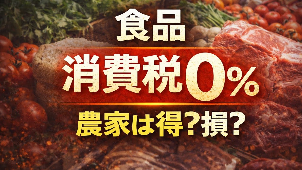 飲食料品の消費税0％検討農家の経営はどう変わる？