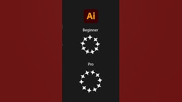 illustrator Beginner vs Pro Trick for rotate and repeat | #adobeillustrator