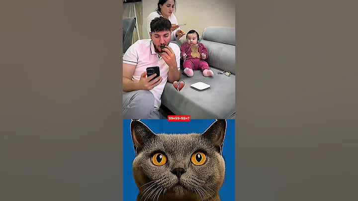 Baby Mood Changed instantly #cat #memes #trending #trading