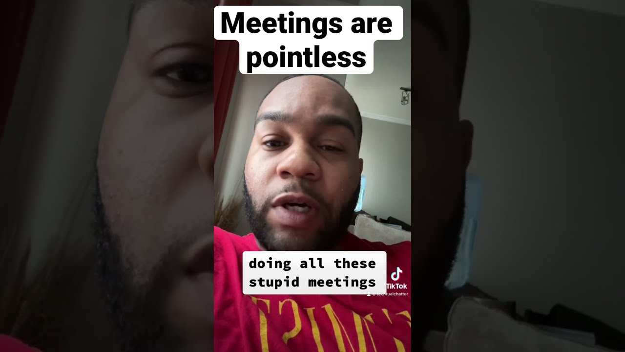 Most Corporate ZOOM Meetings Are Pointless