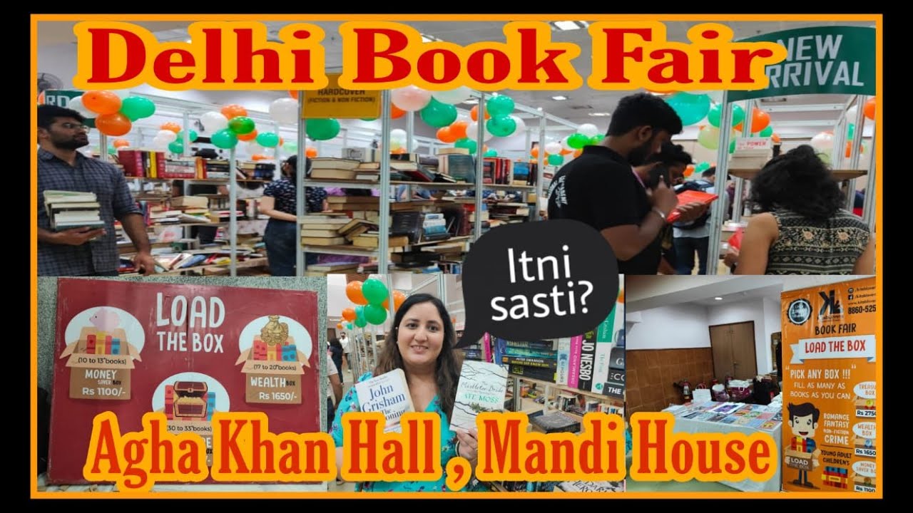 DELHI BOOK FAIR 2022KITABLOVERS BOOK FAIR LOAD THE BOXAGHA KHAN HALL